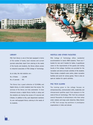 PSG Tech College Profile