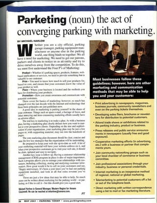 Parketing Article
