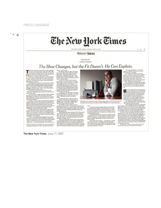 Press coverage




The New York Times June 17, 2007
 