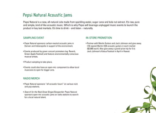 Pepsi Natural Book Viewing