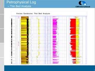 Petrophysical Log   – Thin Bed Analysis 