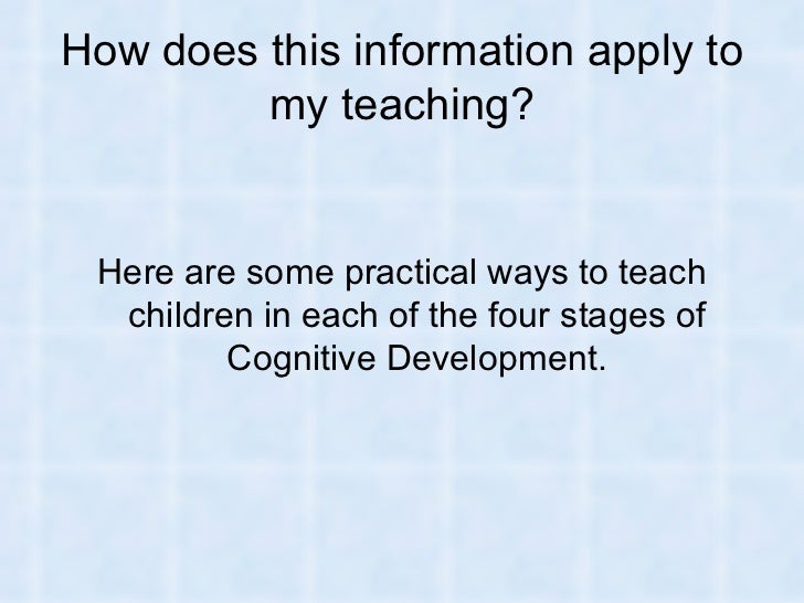 sensorimotor stage key teaching strategies