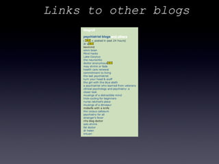 Links to other blogs 