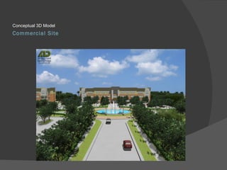 Commercial Site Conceptual 3D Model