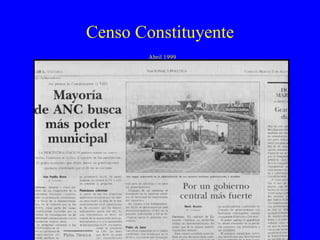 Censo Constituyente   Abril 1999 