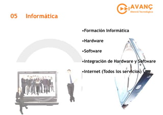 Presentación actividades de Avanç Atenció tecnològica