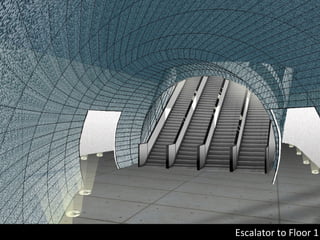 Escalator to Floor 1 