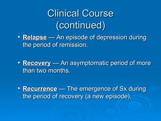 Comparison Of Drug Tx & Psycotherapy in the treatment of Depression