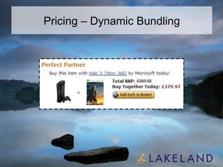Pricing – Dynamic Bundling 