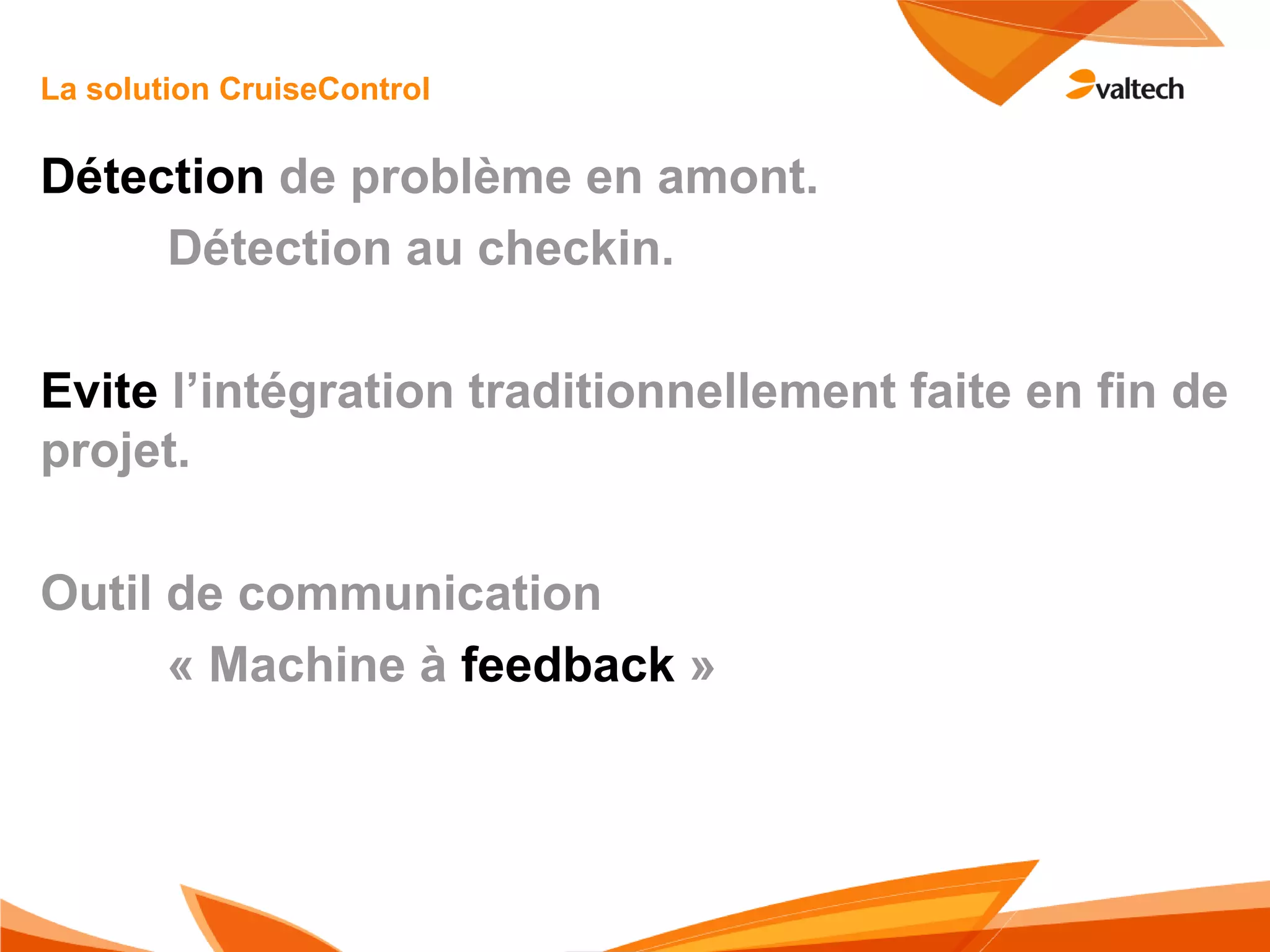 Principes de L'intégration Continue