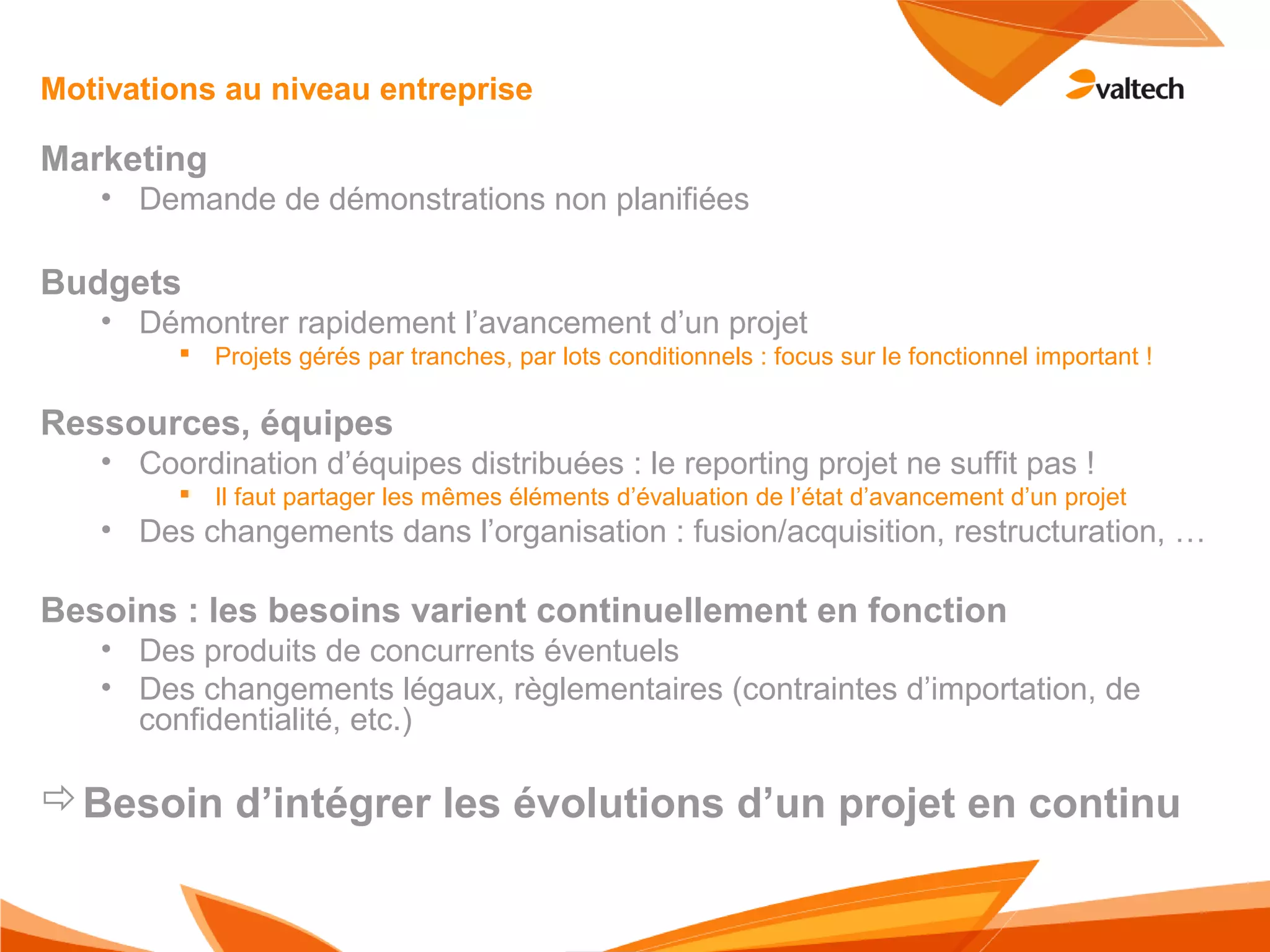 Principes de L'intégration Continue