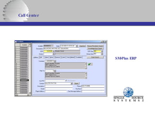 Call Center   SM-Plus ERP 