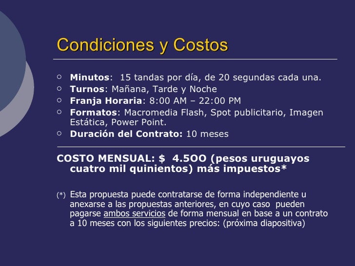 Presentación propuesta comercial powerpoint