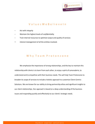 Protonzone Consulting