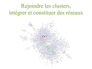 Rejoindre les clusters, intégrer et constituer des réseaux 