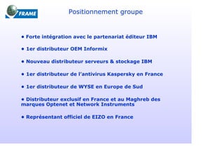 PréSentation Frame Feeder 2009