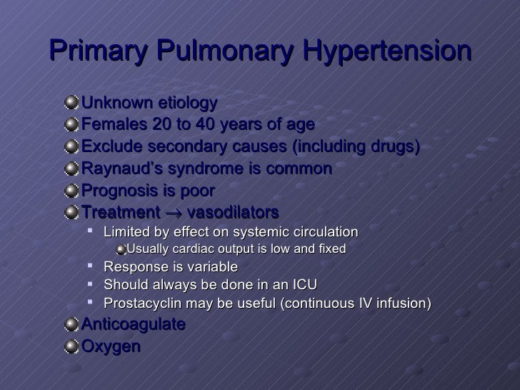 Pulmonary Hypertension 1