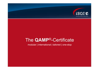 QAMP (Quality Assurance Management Professional)