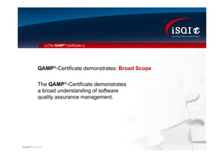 QAMP (Quality Assurance Management Professional)