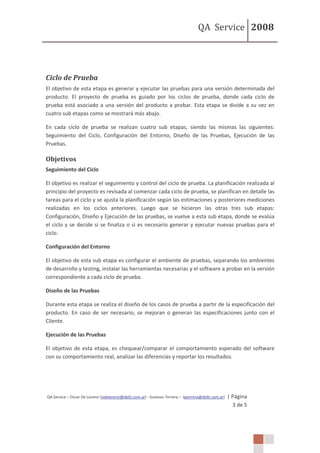 Servicios Testing QA