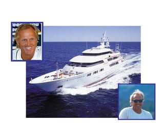 The Shark, recently took delivery of his new Toy named ‘Aussie Rules’, Which he helped design.  At 69.5 meters (228 feet) in length, it’s the worlds largest Aluminum and composite Private Yacht 