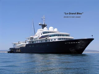 “ Le Grand Bleu” (tender to main vessel) 