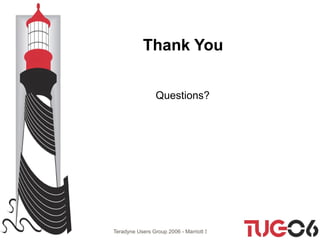 Thank You Questions? 