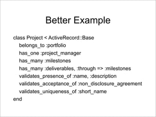 Ruby on Rails Presentation | PDF