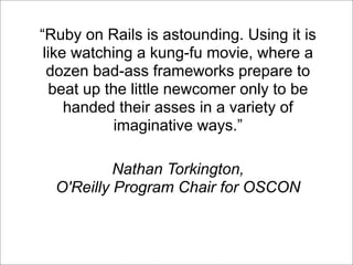 Ruby on Rails Presentation | PDF