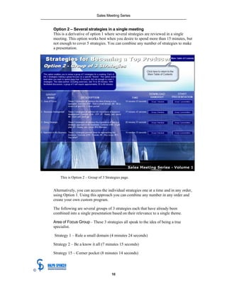 Ralph Spencer Training Session Handbook 10 23 08