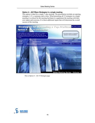 Ralph Spencer Training Session Handbook 10 23 08