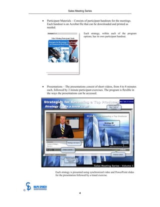 Ralph Spencer Training Session Handbook 10 23 08