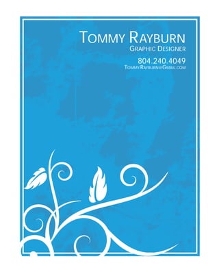 TOMMY RAYBURN
                                                          GRAPHIC DESIGNER
                                                                  804.240.4049
                                                     TOMMY.RAYBURN@GMAIL.COM




                                                                                         Extend your backgroun
  safe zone

                                                                                         all the way to the Art Boa
                                                                                         on all four sides
                         The product will be cut on the
                                 trim mark (blue line)


                             Place all text and
        important image(s) inside the safe zone
                                       (red line)




If you have a double-sided card, make and upload two files, one for each side.
Before you start, check your Color Settings: for CMYK, select quot;U.S. Sheetfed Coated v2quot;.
Open the Layers Palette. Place your design on the Design layer.
Use the layer safe zone & instructions for reference only and delete it before submitting to Overnight Print
Keep all text and important image(s) within the safe zone to avoid being cut.
Extend your background all the way to the edge, beyond the trim mark for proper full bleed - if desired by

To prepare your file for submitting to Overnight Prints:
Delete layer safe zone & instructions and
leave your Design layer and Art Board layer only. Do not delete the locked layer Art Board; this will ensure

Save your file in .PDF, .EPS, .TIF , or .JPG format, in CMYK Color mode, with a resolution of 300 DP

Note: You may also submit your files in .AI (Illustrator version 8 or earlier), but our file uploader does not accept .AI file

                                                     ER
for versions later than Illustrator 8.

                                                  LAY
                                               IS
For more information on specs, orientation guide, common mistakes and postal regulations, vis
                                       TH
                         E
http://www.overnightprints.com/main.php?A=specs

                    ELET
http://www.overnightprints.com/main.php?A=orientation

               D
http://www.overnightprints.com/main.php?A=specs_guidelines
http://www.overnightprints.com/main.php?A=specs_common
http://www.overnightprints.com/main.php?A=USPS
 