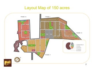 Layout Map of 150 acres 
