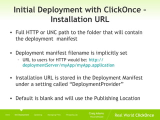 Real World Click Once | PPT