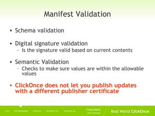 Real World Click Once | PPT