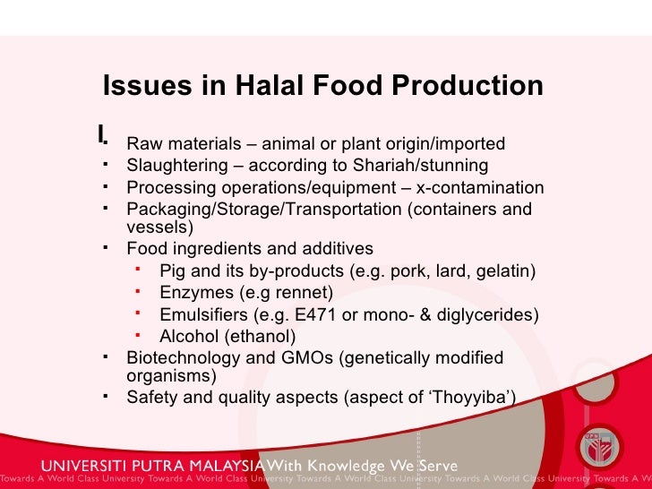 Recent Development In Halal Food Analysis