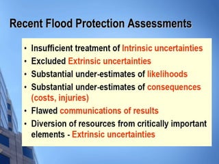Recent Flood Protection Assessments 