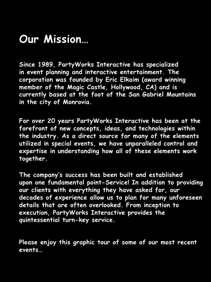 partyworks party works interactive