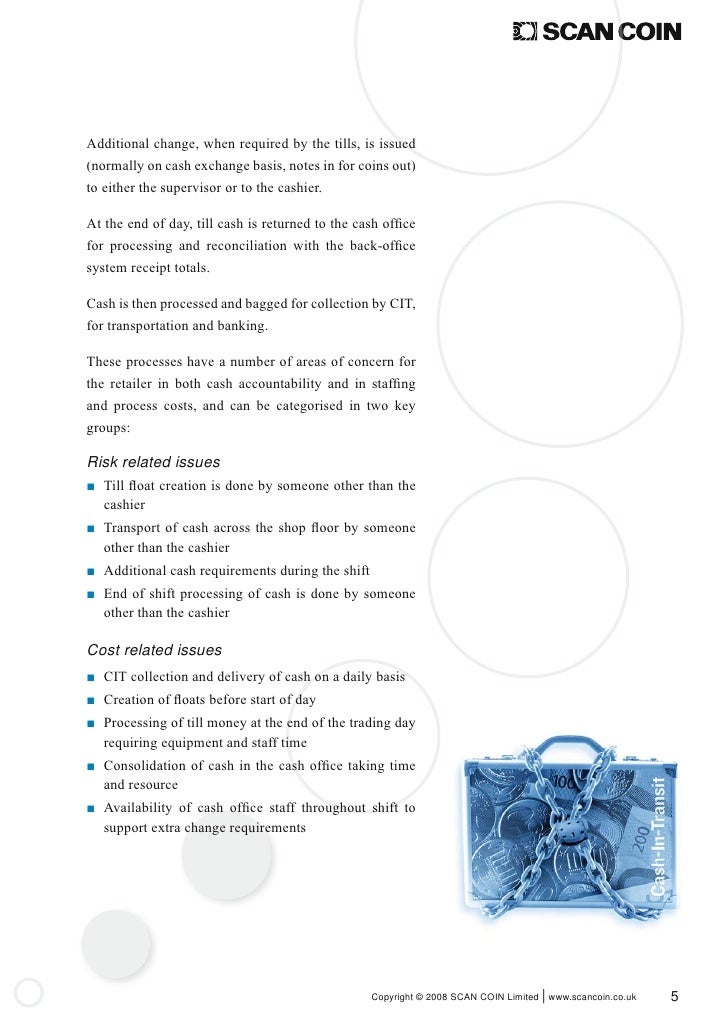 Reducing Cost And Risk In Cash Handling