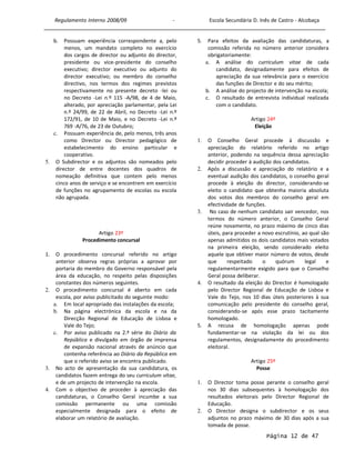 Regulamento Interno 2008-2009