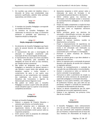 Regulamento Interno 2008-2009