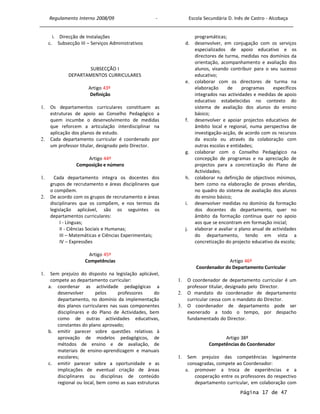 Regulamento Interno 2008-2009