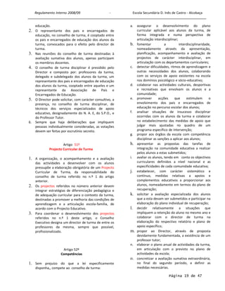 Regulamento Interno 2008-2009