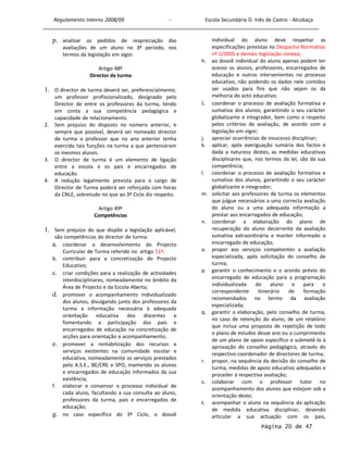 Regulamento Interno 2008-2009