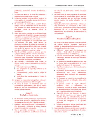 Regulamento Interno 2008-2009