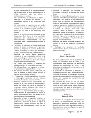 Regulamento Interno 2008-2009