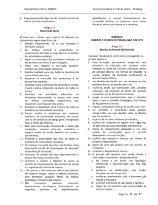 Regulamento Interno 2008-2009