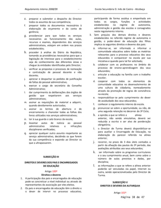 Regulamento Interno 2008-2009