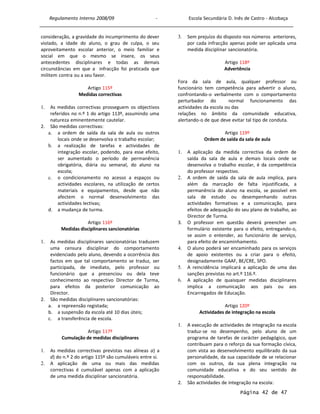 Regulamento Interno 2008-2009